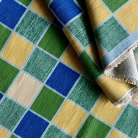 Handmade Bold Cotton and Wool Handknotted Rug for Artistic Rooms